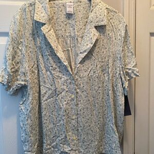 Floral Button-Up Shirt